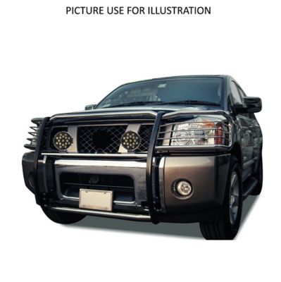 Image showing 5 th Black Horse Off Road Grille Guard Kit Modular Stainless Steel Fits 05-15 Nissan Armada 04-15 Nissan Titan.