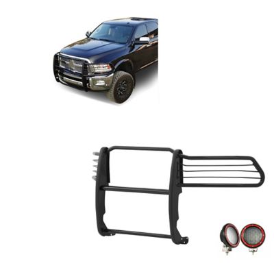 Black Horse Off Road Grille Guard Kit Modular Fits 10-18 Ram 2500 , 11-18 Ram 3500 (ExclRebel & Warlock Trims), 17DR01MA-PLFR
