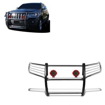 Black Horse Off Road Grille Guard Kit Modular Stainless Steel Fits 2011-2021 Jeep Grand Cherokee, 17A080202MSS-PLR