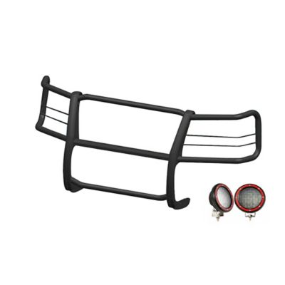 Black Horse Off Road Grille Guard Modular Black Kit, 17GV02MA-PLFR