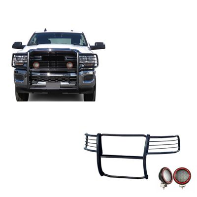 Black Horse Off Road Grille Guard Kit Modular Black Fits 19-24 Ram 2500 19-24 Ram 3500, Excl. Power Wagon Trim