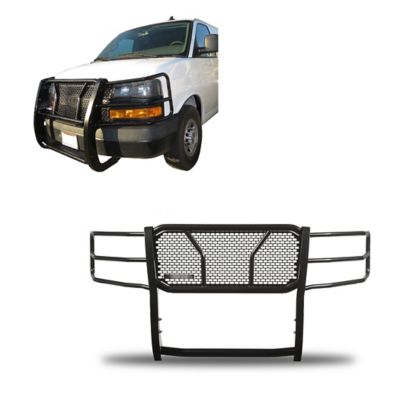 Black Horse Off Road Rugged Heavy Duty Grille Guard Modular Black Fits 03-24 Chevy Express Van