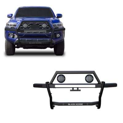 Black Horse Off Road Rambler Grille Guard Kit Modular Black Fits 2010-2024 Toyota 4Runner, RAGT20-PLFB