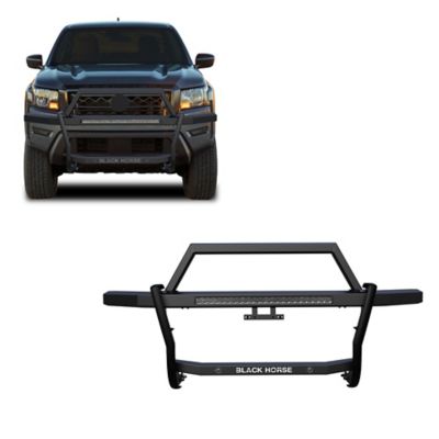 Black Horse Off Road Rambler Grille Guard Kit Modular Black Fits 2022-2024 Nissan Frontier, RAGN01-K1