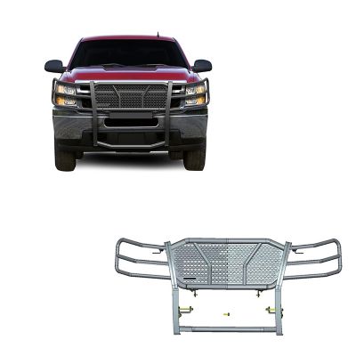 Image showing  Rugged Heavy Duty Grille Guard Modular Black Fits 2007-2013 Chevrolet Silverado 1500