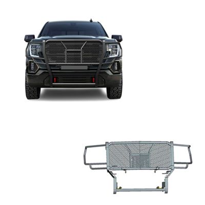 Black Horse Off Road Rugged Heavy Duty Grille Guard Modular Black Fits 19-21 GMC Sierra 1500