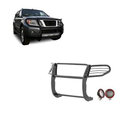 Black Horse Off Road Grille Guard Kit Modular Black Fits 2005-2021 Nissan Frontier 2005-2007 Nissan Pathfinder