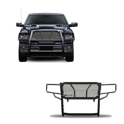 Image showing  Rugged Heavy Duty Grille Guard Modular Black Fits 2019-2024 Ram 1500 Classic 2009-2018 Dodge Ram 1500