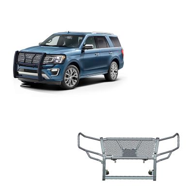 Image showing  Rugged Heavy Duty Grille Guard Modular Black Fits 2018-2024 Ford ExpEdition