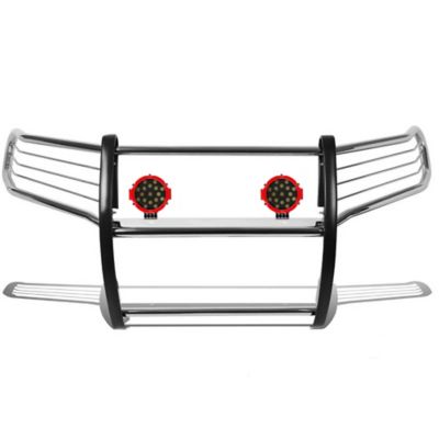 Black Horse Off Road Grille Guard Kit Modular Stainless Steel Fits 05-21 Nissan Frontier 2005-2007 Nissan Pathfinder