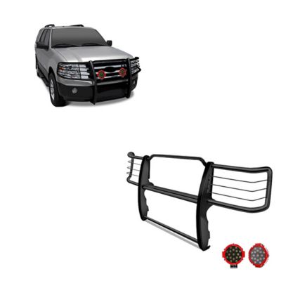 Black Horse Off Road Grille Guard Kit Modular Black Fit 1995-2001 Ford Explorer, 1997-2001 Mercury Mountaineer, 17F80218MA-PLR