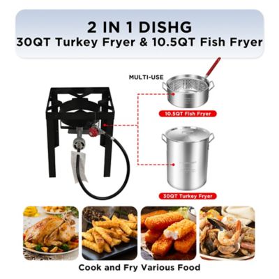 Image showing  Outdoor Propane Turkey Deep Fryer Set