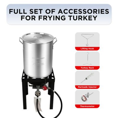Image showing  Outdoor Propane Turkey Deep Fryer Set