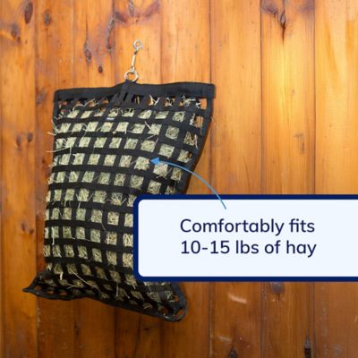 Image showing  Slow Feed Hay Bag-Four Flakes, 2 in., Black