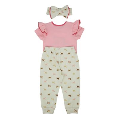 Image showing  Pink Horse Jogger Set