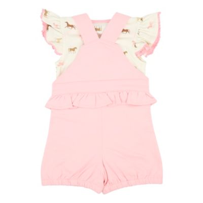 Image showing  Pink Horse Shortall Set