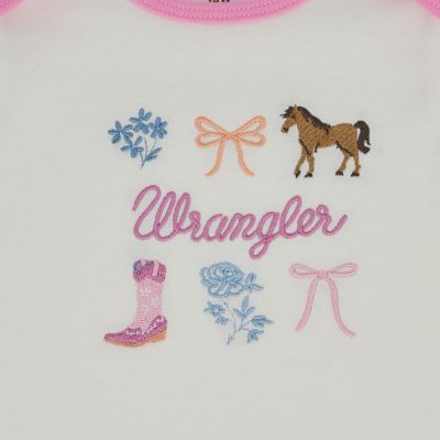 Image showing  Bow Floral Bodysuit Set