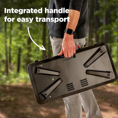 Image showing 6 th Hike Crew 2-Burner Gas Camping Stove - 20,000 BTU Propane Portable Grill with Igniter & More