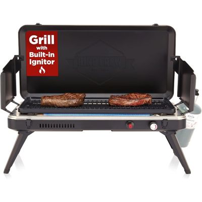 Hike Crew Gas Camping Grill - 13,000 BTU Portable Propane Stove for Camping, Hiking & Camp Kitchens