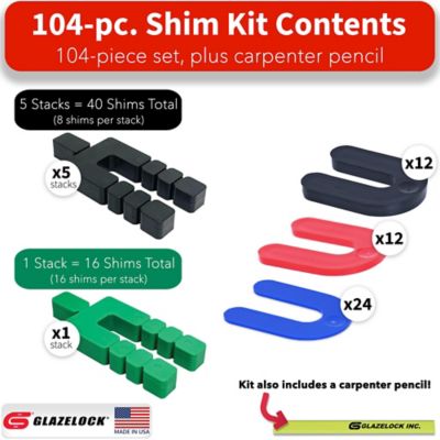 Image showing  Assorted Shim Kit with Peel Away Shims