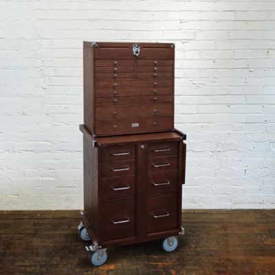 Image showing  T22/R20-D Oak 16-Drawer Tool Chest Combo