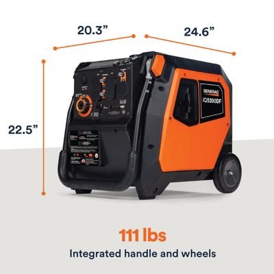 Image showing  5200 Watt Gas Inverter Generator with Push Button Start and CO Sensor 49ST