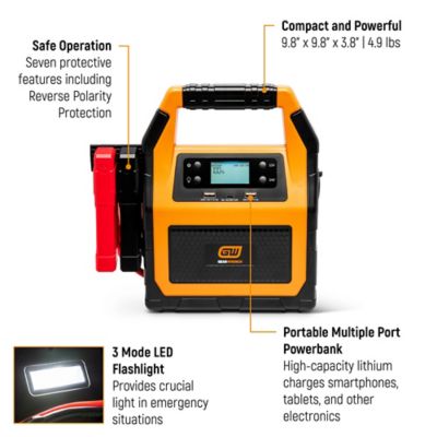 Image showing  3000A 12V/24V Lithium Battery Jump Starter and Powerbank