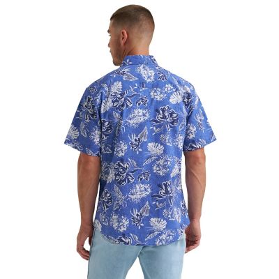 Image showing 2 th Wrangler Men's Wrancher Hawaiian Shirt