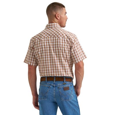 Image showing  Men's Wrancher Short-Sleeve Plaid Shirt