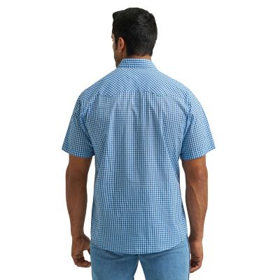 Image showing  Men's Wrancher Short-Sleeve Plaid Shirt