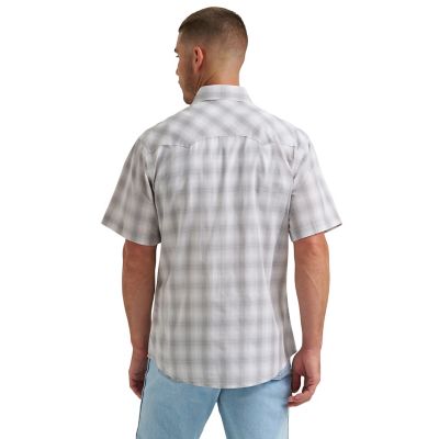 Image showing  Men's Wrancher Short-Sleeve Plaid Shirt