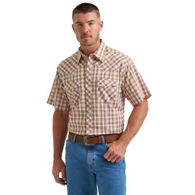 Image showing  Men's Wrancher Short-Sleeve Plaid Shirt