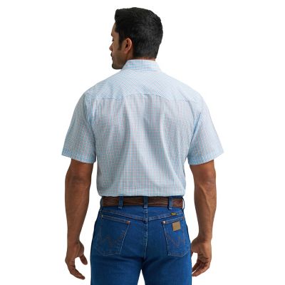 Image showing  Men's Wrancher Short-Sleeve Plaid Shirt
