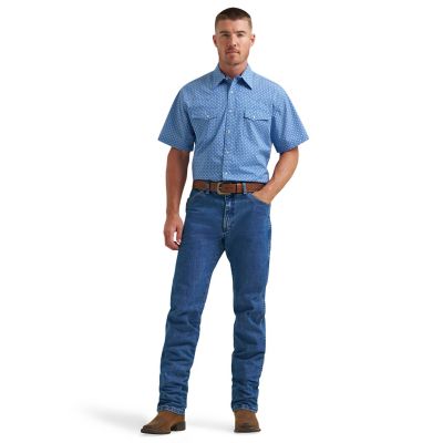 Image showing 0 th Wrangler Men's Wrancher Print Shirt