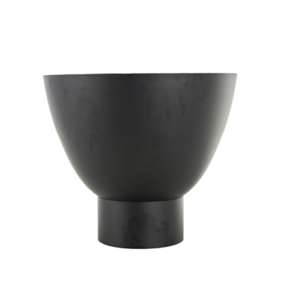 Image showing  Metal Geometric Side End Accent Table with Glass Tabletop and Elevated Base