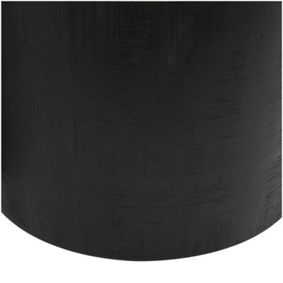 Image showing  Wood Handmade Color block Wrapped Side End Accent Table with Dried Plant Tabletops