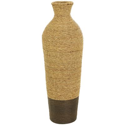 Image showing  Seagrass Handmade Woven Floor Decorative Vase