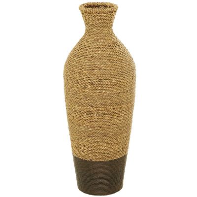 Image showing  Seagrass Handmade Woven Floor Decorative Vase