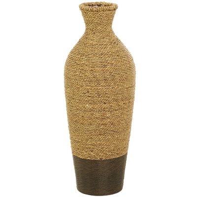 Image showing  Seagrass Handmade Woven Floor Decorative Vase