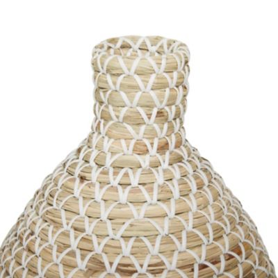 Image showing 5 th Harper & Willow Indoor Tall Handmade Seagrass Woven Floor Indoor Decorative Vase