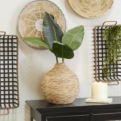 Harper & Willow Seagrass Handmade Woven Decorative Vase