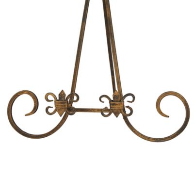 Image showing  Metal Scroll Display Easel with Foldable Stand