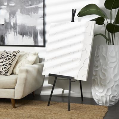 Harper & Willow Metal Tall Adjustable 2 Tier Display Easel