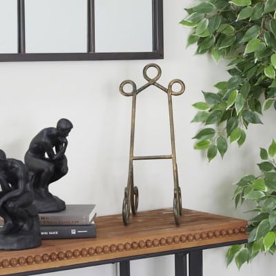 Image showing  Brown Metal Scroll Display Easel