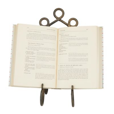 Image showing  Brown Metal Scroll Display Easel