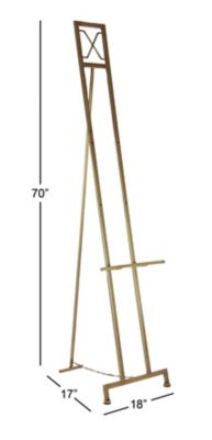 Image showing  Metal Large Adjustable 3 Tier Geometric Display Easel with Chain Support