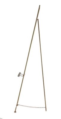 Image showing  Metal Large Adjustable 3 Tier Geometric Display Easel with Chain Support