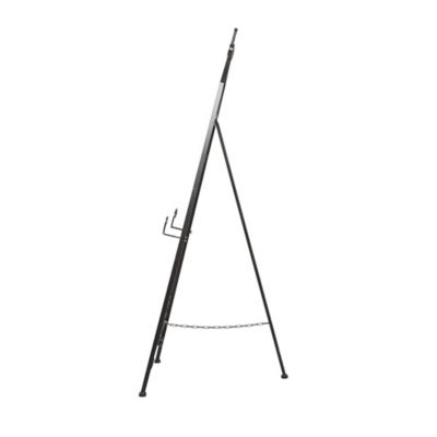 Image showing  Metal Tall Adjustable Scroll Display Easel with Gold Accents
