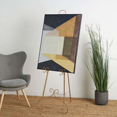 Image showing  Metal Large Adjustable 3 Tier Scroll Display Easel with Chain Support