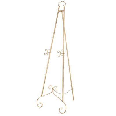 Image showing  Metal Large Adjustable 3 Tier Scroll Display Easel with Chain Support